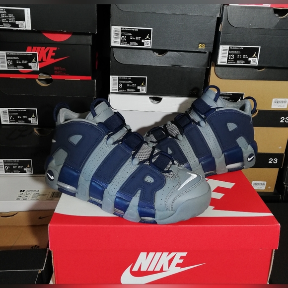 NIKE AIR MORE UPTEMPO '96 MIDNIGHT NAVY MEN'S SZ11 BRAND NEW IN BOX - Picture 6 of 10
